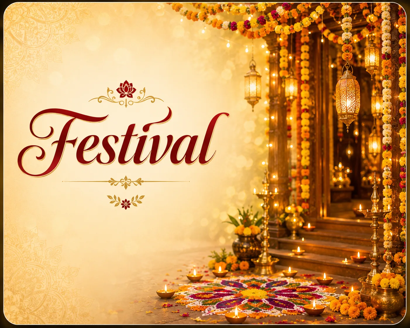 Festival collection — Pongal, Diwali and wedding wear